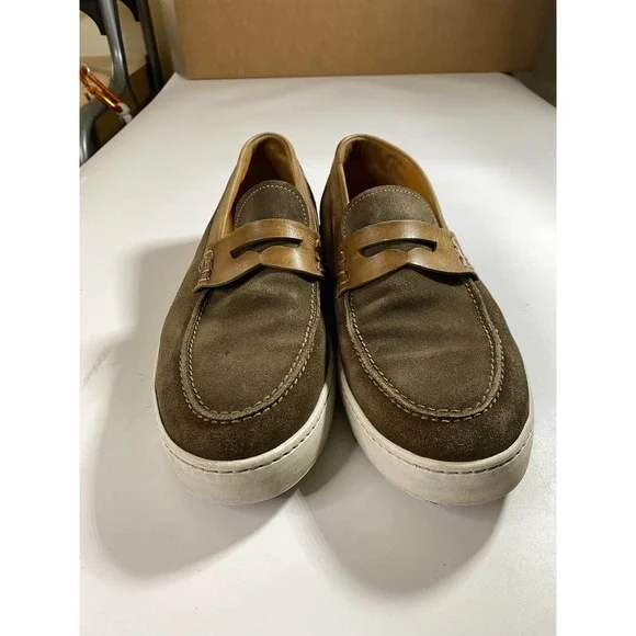 Magnanni Suede Loafers Slip on Sneakers Men's Size 10